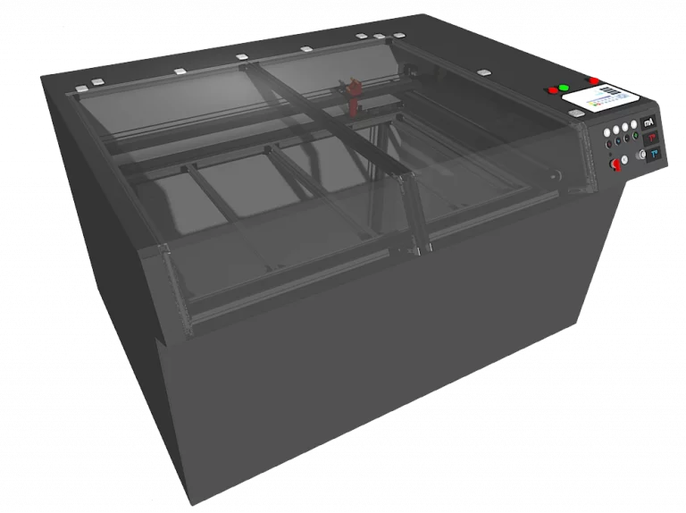 schéma 3D de la graveuse Stardust