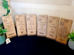 Réalisations de présentoirs pour le petit-déjeuner pour l’Hôtel Mercure à Metz