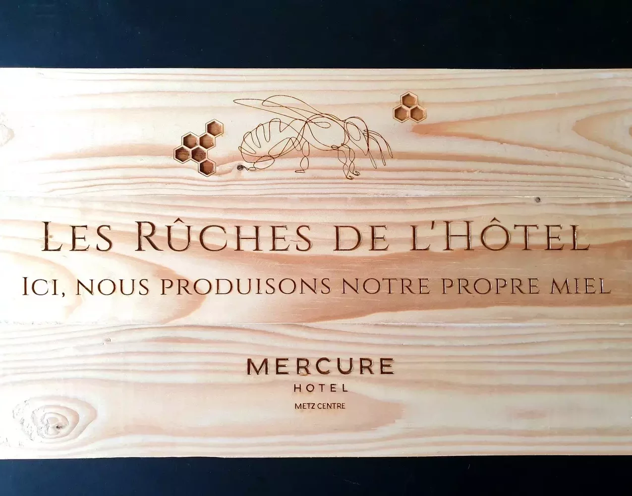 Panneau extérieur – Ruches