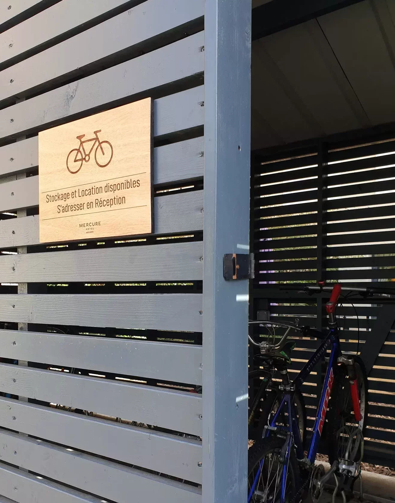 Panneau extérieur – Parking Vélo